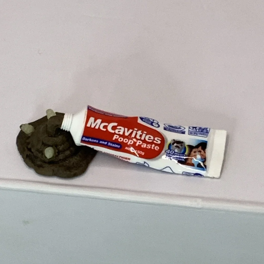 Zuru 5 Surprise Mega Gross Minis Series 1 McCavities Poop‎ Paste Figure